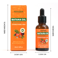 FATAZEN OEM Meilleur prix Huile essentielle de Batana pure naturelle Huile de Batana brute naturelle biologique du Honduras pour la croissance des cheveux