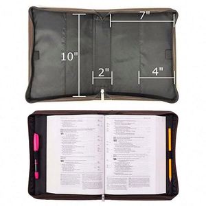 Muestra Gratuita, Bolsa de Iglesia Impermeable Personalizada de Alta Calidad, Bolsas para Biblia para Mujer, Fundas para Biblia de Cuero PU Sublimadas - Product Image 2