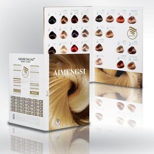 Nuancier de Couleurs de Teinture Capillaire Professionnel OEM Premium pour Salon, Échantillon de Crème Glacée, Marque Privée, Permanent, 46,5x36cm, pour Tous Types de <span class=keywords><strong>Cheveux</strong></span> - Product Image 3