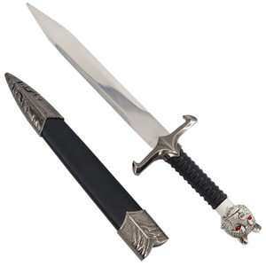 Juguete de daga de cabeza de lobo de metal, <span class=keywords><strong>Arma</strong></span> de cosplay y accesorio de juego de rol coleccionable diseñado específicamente para niños, seguro y duradero - Product Image 4