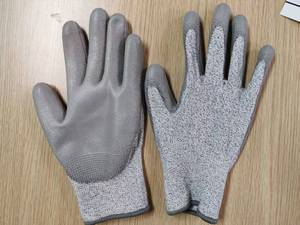 Gants anti-coupure de grade <span class=keywords><strong>3</strong></span> et 6, résistants à l'usure, durables, avec bouts des doigts lisses en PU Yiquan, personnalisation possible, usine source, styles variés - Product Image 6
