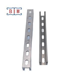 Canale Unistrut P1000T 1-5/8 X 1-5/8 Pollici 41X41X2.5mm Zincato Elettroliticamente con Struttura Scanalata ad Alta Resistenza - Product Image 5