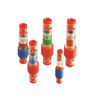 5mm 7mm 8mm 10mm 14mm 16mm 20mm étanche HDPE coupleur de microconduit soufflé par Air connecteur droit/réduction en plastique