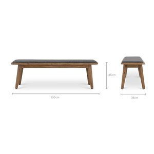 Comfortable Dining Room Upholstered Dining <strong>Wooden</strong> <strong>Bench</strong> - Product Image 4