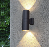 6W 10W 20W nordique salon balcon luminaire IP65 Cob extérieur haut vers le bas double tête cylindre LED applique murale