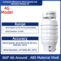 Sensor ultrasónico de dirección y velocidad del viento RS485 360 °   Estación Meteorológica con Anemómetro para Monitoreo