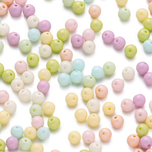 Acrylic Seed <b>Beads</b> 5mm Round <b>Loose</b> <b>Beads</b> For Jewelry Making DIY Accessories Bulk Pack - Product Image 5