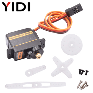 Es08ma II es08maii DC Micro Analog <span class=keywords><strong>RC</strong></span> Mô hình xe thuyền máy bay cánh tay robot chỉ đạo động cơ servo 12g Kim Loại bánh răng servomotor - Product Image 4