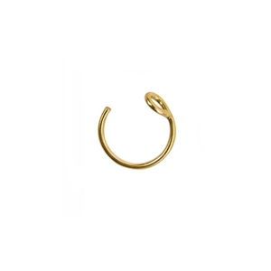 Anillo <span class=keywords><strong>piercing</strong></span> para labios, anillo <span class=keywords><strong>de</strong></span> oro <span class=keywords><strong>de</strong></span> 9K/10K/14K/18K - Product Image 2