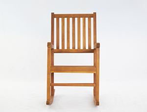 Modern Comfortable Wooden Acacia <b>Rocking</b> <b>Chair</b> <b>Cushion</b> Natural Elegant Durable for Poolside Front Porch Balcony Cozy - Product Image 4