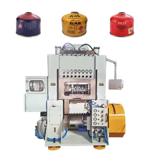 Outdoor Camping Butane Gas Refrigerator Mini LPG Gas High Pressure Tin Can Making Machine Production Line