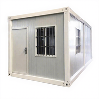 Oficina Modular en Contenedor de 20 Pies, Completamente Ensamblada, Edificio Prefabricado, Dormitorio para Obras de Construcción
