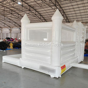 Noleggio del partito casa di rimbalzo bianca con scivolo e piscina a sfera all'aperto al coperto Soft <span class=keywords><strong>Play</strong></span> attrezzature gonfiabili matrimonio gonfiabile castello gonfiabile - Product Image 6