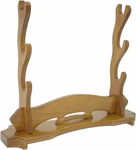 Two Tiers Wand Display Stand,Wizard Wand Display Stand,Wooden