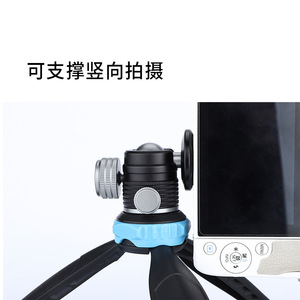 Tête de trépied panoramique à 360 degrés T30 Mini en alliage d'aluminium avec montage à vis 1/4, support portable pour appareil photo - Product Image 3