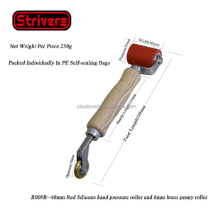 <span class=keywords><strong>Precio</strong></span> de fábrica, rodillos de <span class=keywords><strong>silicona</strong></span> a presión de costura manual rojos de 40mm de ancho para máquina de soldadura automática de cuña <span class=keywords><strong>caliente</strong></span> para Membrana de PVC HDPE - Product Image 2