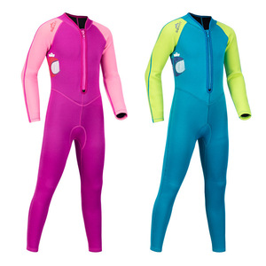 Child Neoprene <b>Wetsuit</b> Long Sleeve Quick Dry Anti Uv Swim Suit For Kids Water Sports - Product Image 1