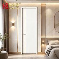 Porte intérieure moderne en bois composite massif, finition peinte, avec isolation phonique, pour chambre, hôtel, villa et appartement