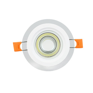 Luz descendente <span class=keywords><strong>led</strong></span> cob de cristal, empotrada en profundidad, 6W, 9W, 12W, 15w - Product Image 1