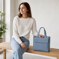 Bolsa de Lona con Solapa y Logotipo Personalizado para Portátil, Viajes y Uso Diario