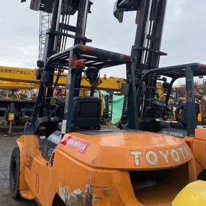 Ucuz fiyat ikinci el forklift toyota fd25 , 4.5 ton dizel forklift satılık iyi kalite ile iyi fiyata