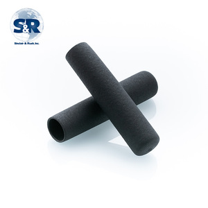 Cubierta de mango de plástico S&R de 1 1/2 pulgadas, negra, con revestimiento texturizado para herramientas de jardín - Product Image 1