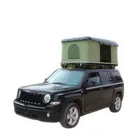 Neue stil schnell öffnen 1-2 person hard shell wasserdicht folding outdoor camping auto dach top zelt