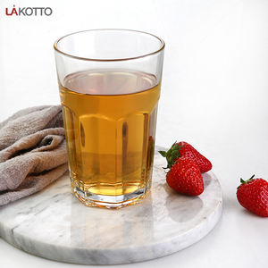 KTV كأس للنبيذ زجاجة بيرة المقسى زجاج مطعم بار فندق فنجان شاي مكافحة السقوط سميكة صغيرة مثمنة كوب - Product Image 6