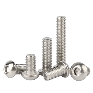 14 20 בורג כובע לחצן בורג unc 2-56 4-40 <span class=keywords><strong>6-32</strong></span> בורג ראש כפתור בורג ראש שקע - Product Image 4