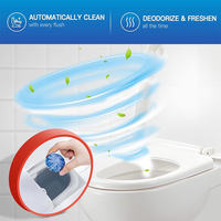 Qualité en gros 12 pièces Guangzhou parfumé jante chasse d'eau réservoir de toilette bombe bulle Domestos toilette nettoyant tablette