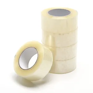 Coloured Opp Tape UV Plastic Core Slide Packaging Clear Yellow Clear Bopp Custom Packing Tape