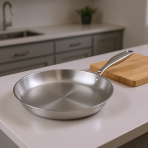 Sartén de Acero Inoxidable DB de 36 cm, Compatible con Inducción, Diseño Moderno para Uso en la Cocina del Hogar - Product Image 2