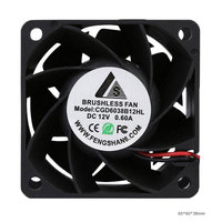Ventilateurs de refroidissement Axial 6038, haute tr/min, 60x60x38mm, 24V