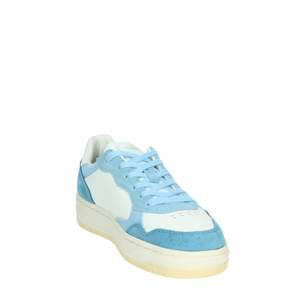 Sneakers per Bambini Sun68 Bianche e Azzurre Z35348T Scarpe di Tela alla Moda - Product Image 5