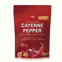 Gélules de piment de Cayenne pour le soutien du métabolisme et la santé immunitaire, 240 unités, directement de l'usine OEM