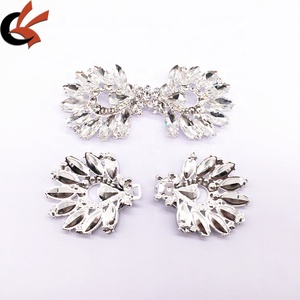 Conception personnalisée nouvelle mode manteaux de martre fourrure cristal strass paire fermoir bijoux ceinture strass boucle - Product Image 3