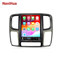 Lecteur DVD de voiture Navihua 13 "Style Tesla Écran vertical Android GPS Navigation Radio multimédia pour Dodge Ram 2014-2018 Carplay