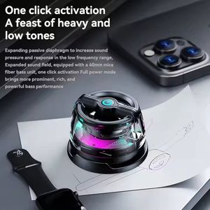 Mini Magnetic Wearable Speaker V5.3 Music Speaker Retro Classic Sound Box Stereo Surround Super Bass Subwoofer Speaker - Product Image 5