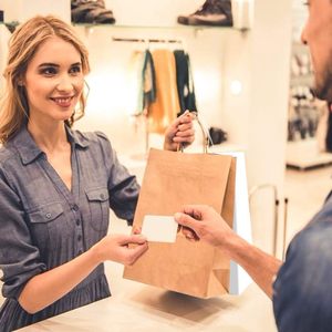Emballage à emporter personnalisé imprimé, recyclé, de qualité supérieure, sac en papier kraft de haute qualité pour boulangerie, cafés, supermarchés - Product Image 5