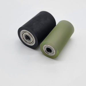 Ruedas de goma cubiertas de PU de buena elasticidad, rodillos de rodamiento cubiertos de goma de poliuretano de alta resistencia moldeados por inyección - Product Image 5