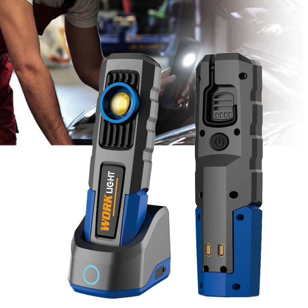 Portable Magnetic Base Charging Worklight Rechargeable LED Working Lamp Custom Emergency Working Light