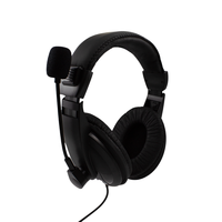 2025 baru Harga Murah Earphone Headset komputer kawat Headphone Noise Cancelling 3.5mm Jack Headphone Game dengan Mic