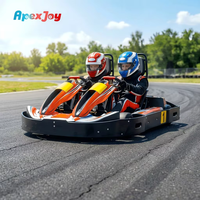 ApexJoy RACE PRO Duo - Kart à pédales 2 places 200cc Parent-Enfant 60km/h Embrayage humide Triple sécurité FEC Divertissement familial CE