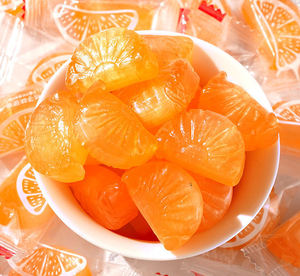 Paquetes de Regalo de Dulces Retro con Forma de Naranja, Golosinas con Sabor Cítrico, Material de Poliéster, Técnica de Forma Libre para Fiestas - Product Image 5