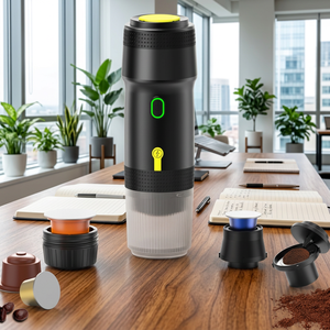 Nouvelle arrivée : Machine à expresso portable, fonctionnement manuel, pour voyages, camping, voiture. - Product Image 1