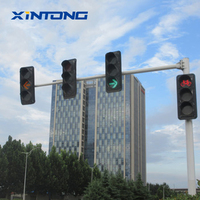 XINTONG feu de circulation routière énergie solaire jaune Ce flèche directionnelle Led vente en gros