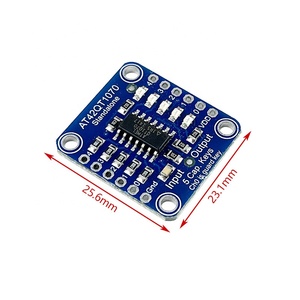 42qt1070 टच सेंसर स्विच मॉड्यूल 5-चैनल कैपेसिटिव टच बोर्ड मल्टी-टच सेंसर मॉड्यूल - Product Image 3