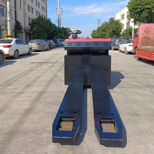 Caminhão de páletes elétrico do cavaleiro <span class=keywords><strong>10ton</strong></span> trabalho resistente 10000kg elétrico levante-se a pálete Jack com garfos longos - Product Image 3