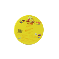 Personnalisé en métal ronde élégante de mariage cd dvd cas d'étain