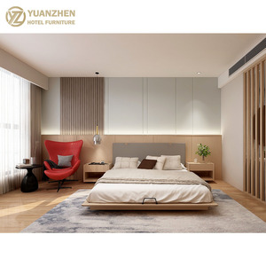 Table de chevet contemporaine en chêne écologique, robuste et durable, pour lit Queen/King, usage commercial, appartement, <span class=keywords><strong>hôtel</strong></span>, chambre à coucher - Product Image 3